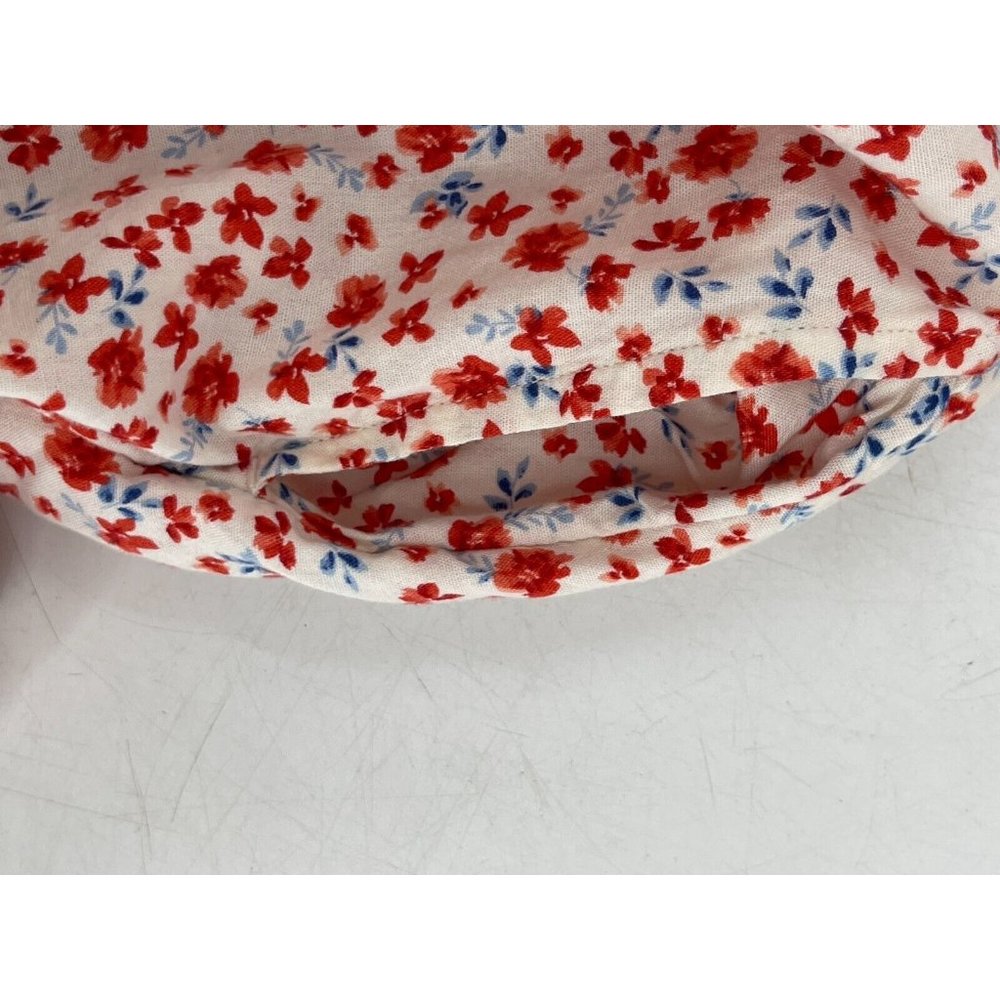 Old Navy Women's Sleeveless Orange White Floral Casual Dress Size XS - Picture 8 of 13